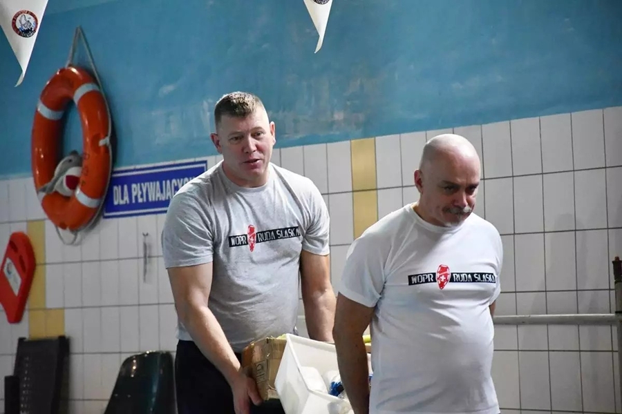 Hokej pod wodą Walenie Siemianowice Śląskie Finał WOŚP w Rudzie Śląskiej 26 I 2025